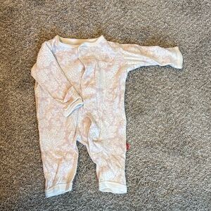 Magnetic Me Light Pink Paisley Kids One Piece